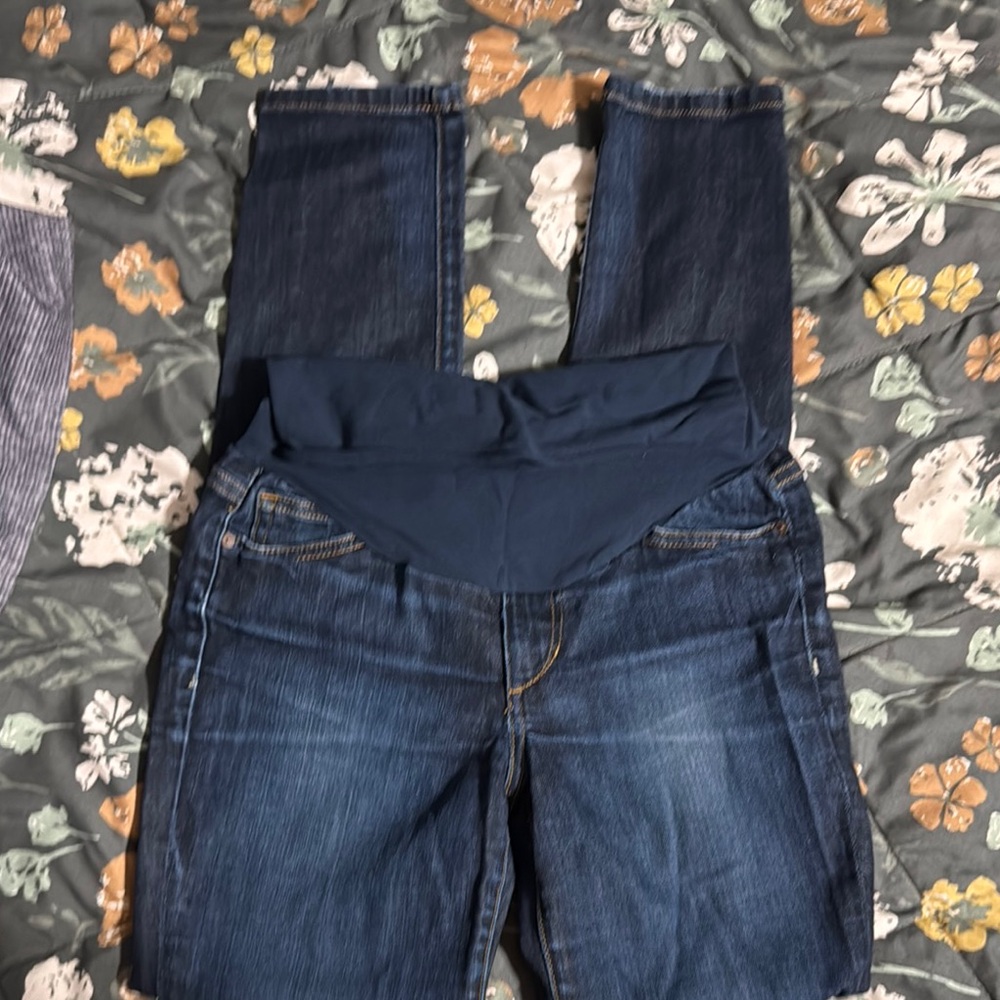 Joe's Jeans Dark Blue Jeans / Jeggings / could be maternity panel